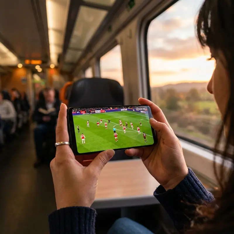 WK live kijken op mobiel onderweg